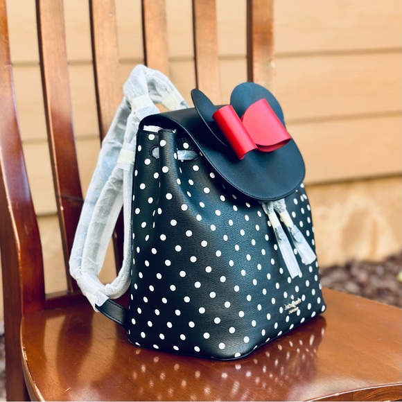Disney X Kate Spade New York Minnie Mouse Backpack - NWT - Picture 8 of 10